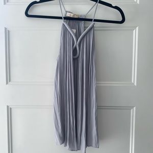 Ramy Brook Gray Silk Top, size XS